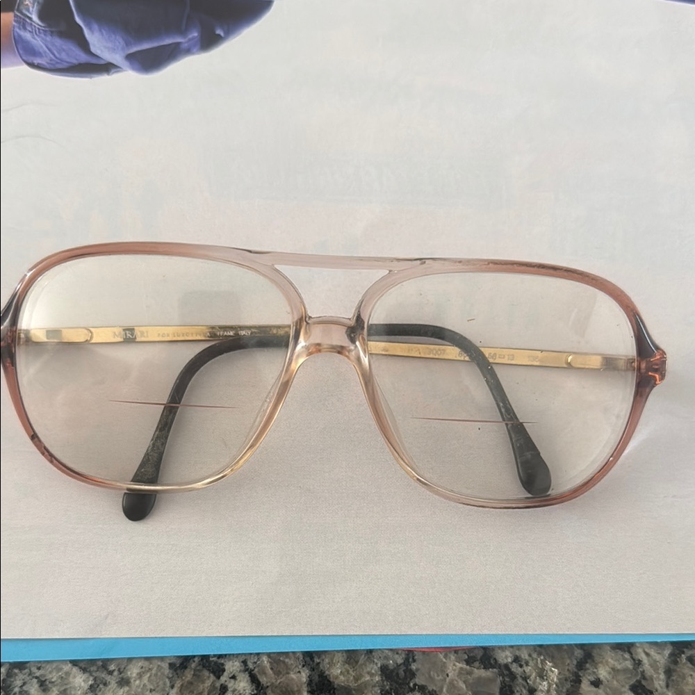 MIRARI Luxottica Jeffrey Dahmer Aviator Glasses VINTAGE